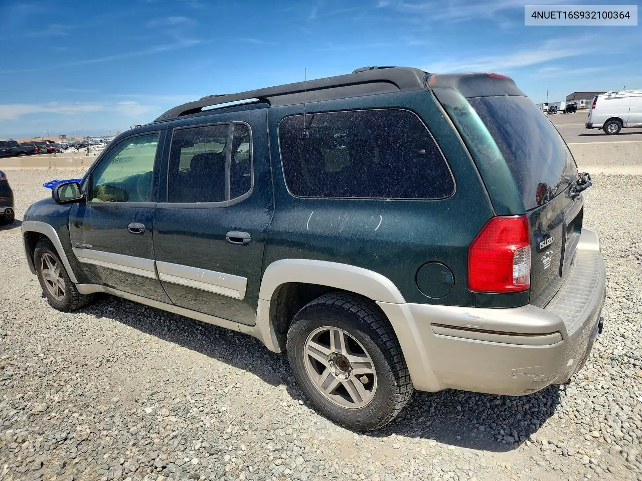 2003 Isuzu Ascender S VIN: 4NUET16S932100364 Lot: 57178976