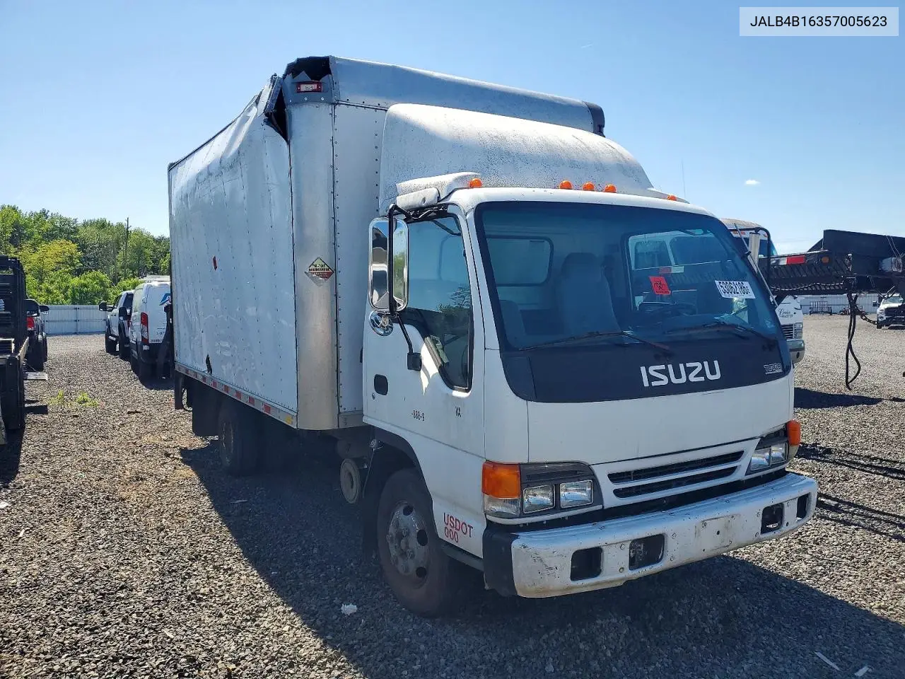 2005 Isuzu Npr Box Truck VIN: JALB4B16357005623 Lot: 53062186