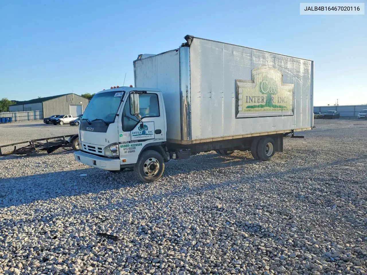 2006 Isuzu Npr Box Truck VIN: JALB4B16467020116 Lot: 52437756
