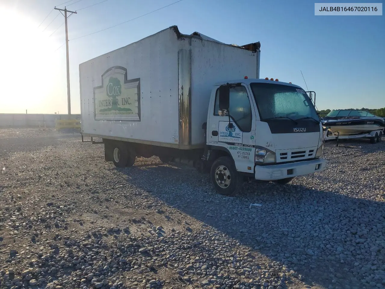 2006 Isuzu Npr Box Truck VIN: JALB4B16467020116 Lot: 52437756