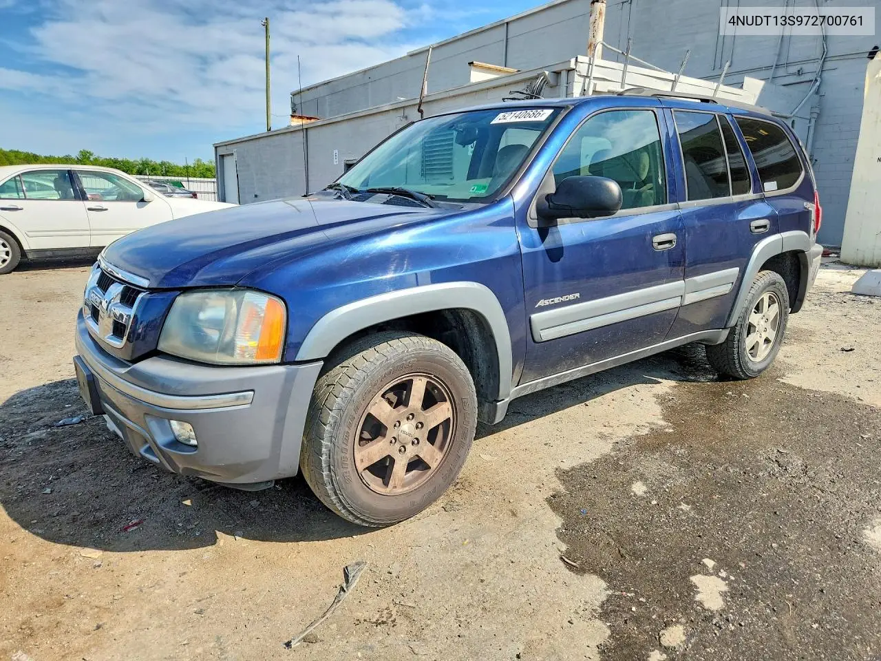 2007 Isuzu Ascender S VIN: 4NUDT13S972700761 Lot: 52140686