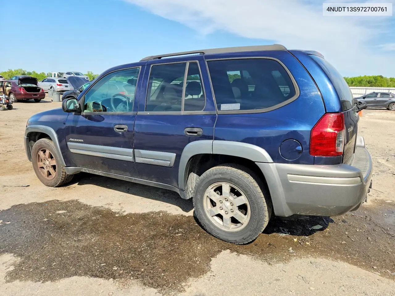 2007 Isuzu Ascender S VIN: 4NUDT13S972700761 Lot: 52140686