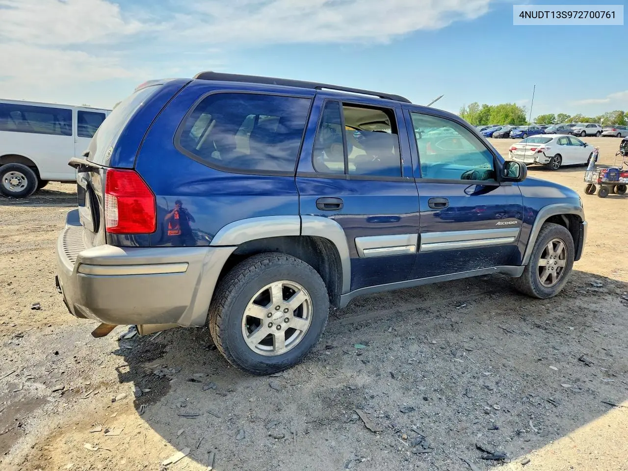 2007 Isuzu Ascender S VIN: 4NUDT13S972700761 Lot: 52140686