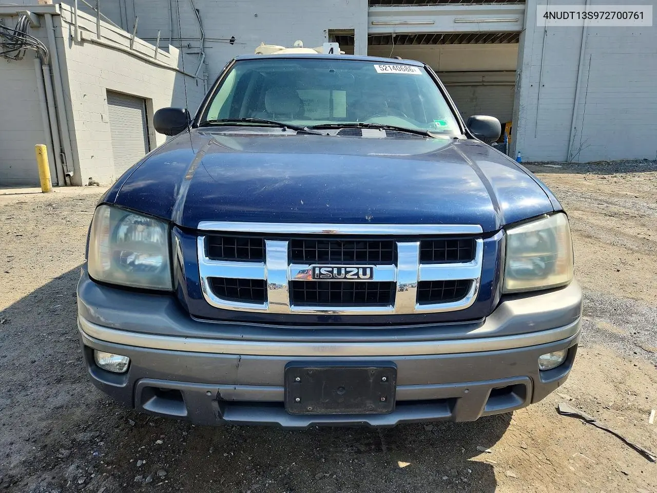 2007 Isuzu Ascender S VIN: 4NUDT13S972700761 Lot: 52140686
