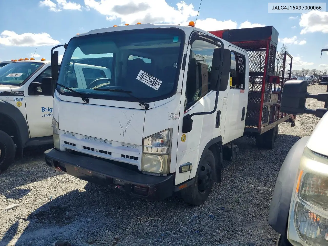 2009 Isuzu Npr Crew Cab Flatbed Truck VIN: JALC4J16X97000066 Lot: 78062515