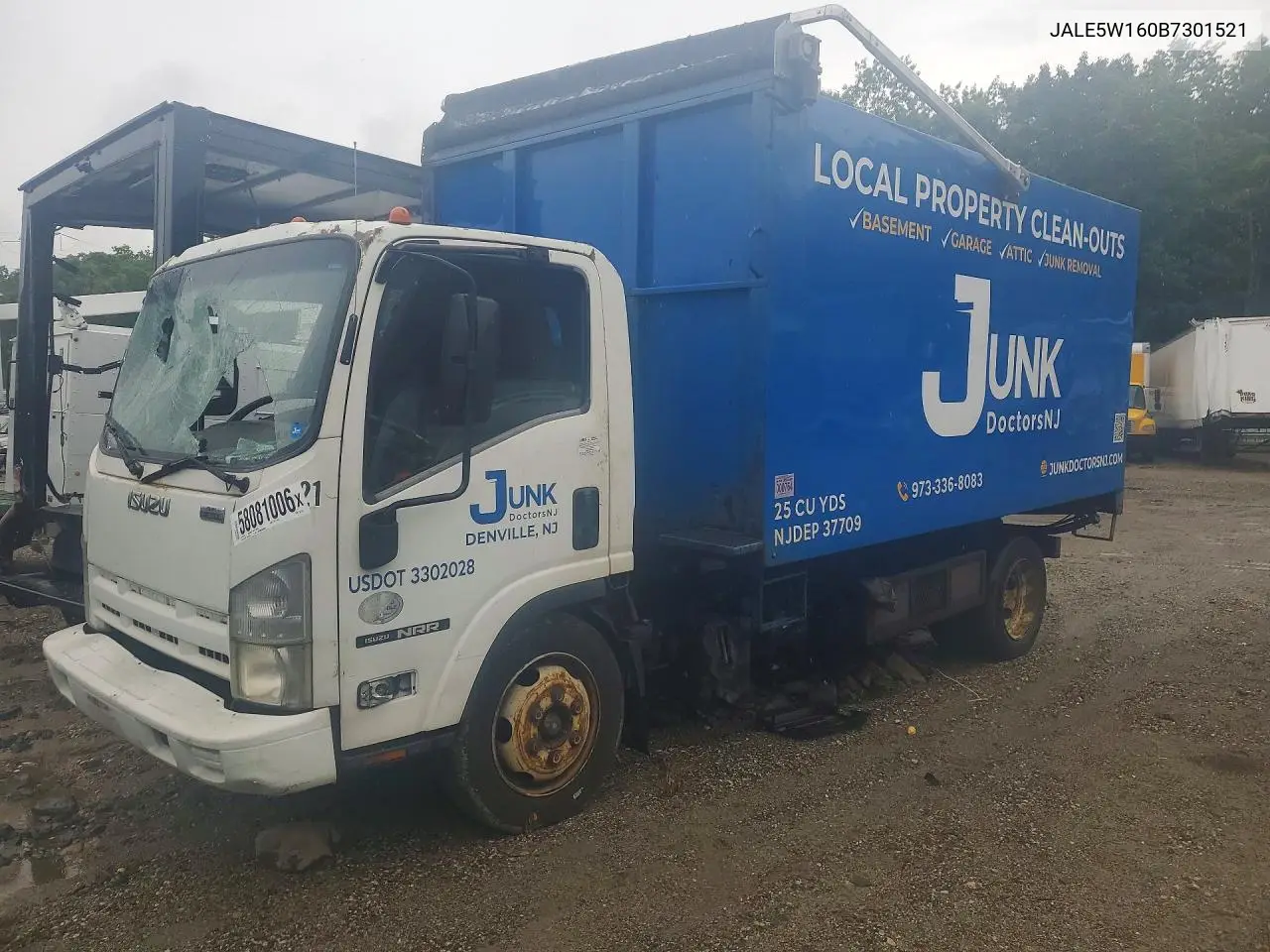 2011 Isuzu Nrr - Curtain Side Truck VIN: JALE5W160B7301521 Lot: 58081006