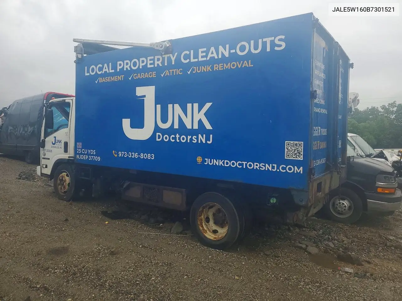2011 Isuzu Nrr - Curtain Side Truck VIN: JALE5W160B7301521 Lot: 58081006