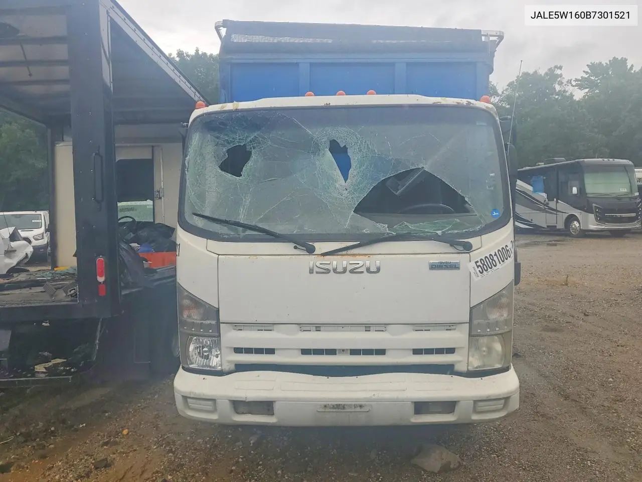 2011 Isuzu Nrr - Curtain Side Truck VIN: JALE5W160B7301521 Lot: 58081006