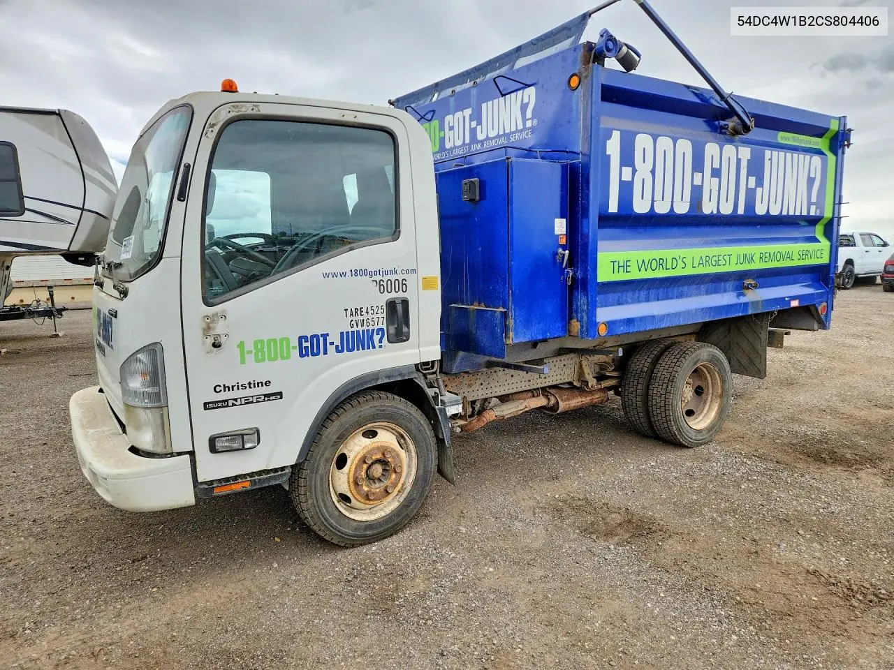 2012 Isuzu Npr Hd VIN: 54DC4W1B2CS804406 Lot: 55609956