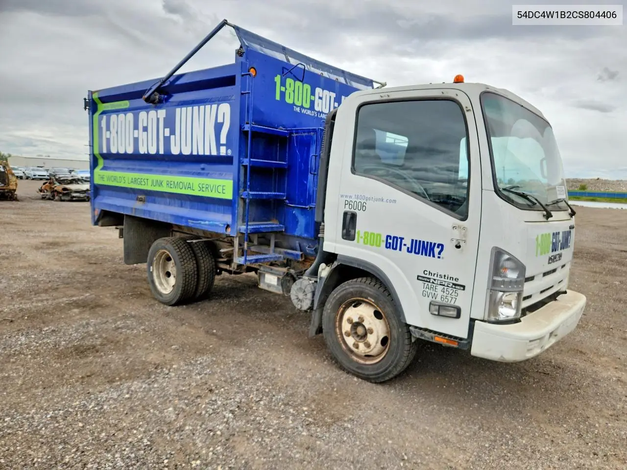 2012 Isuzu Npr Hd VIN: 54DC4W1B2CS804406 Lot: 55609956