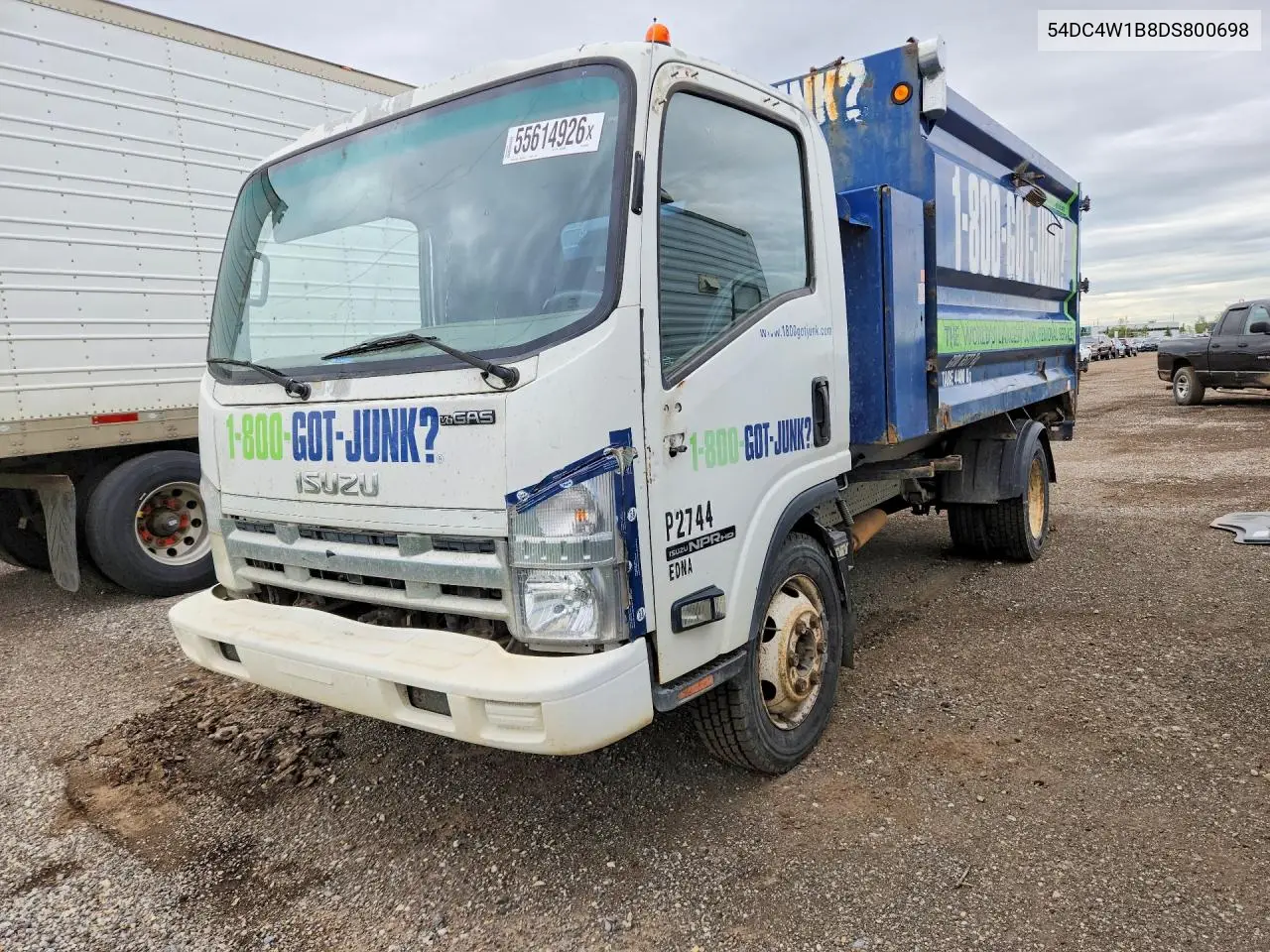 2013 Isuzu Npr Hd VIN: 54DC4W1B8DS800698 Lot: 55614926