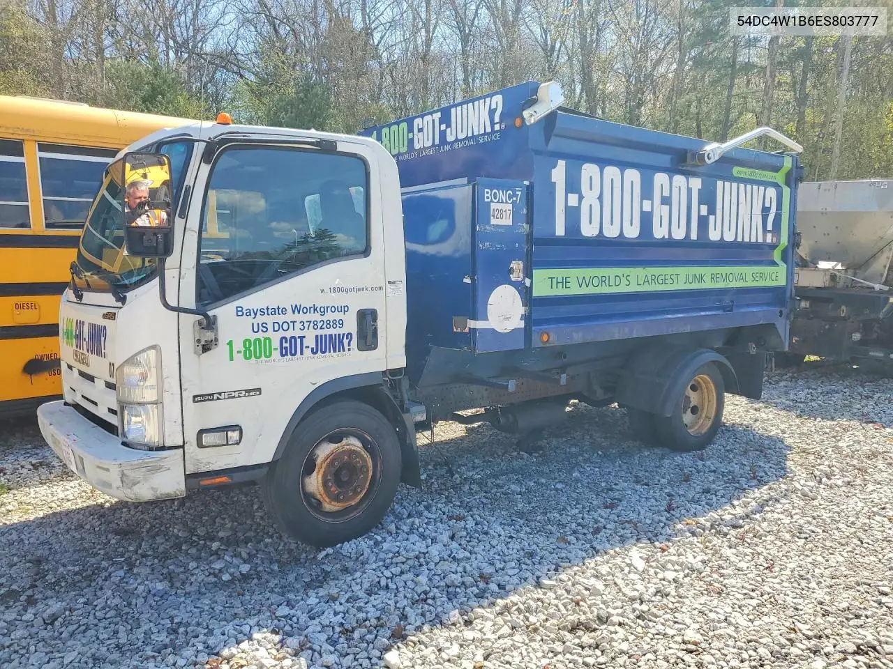 2014 Isuzu Npr Hd Dump Truck VIN: 54DC4W1B6ES803777 Lot: 52231536