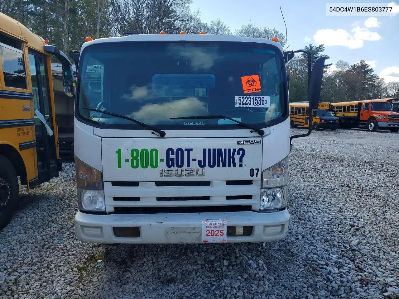 2014 Isuzu Npr Hd Dump Truck VIN: 54DC4W1B6ES803777 Lot: 52231536