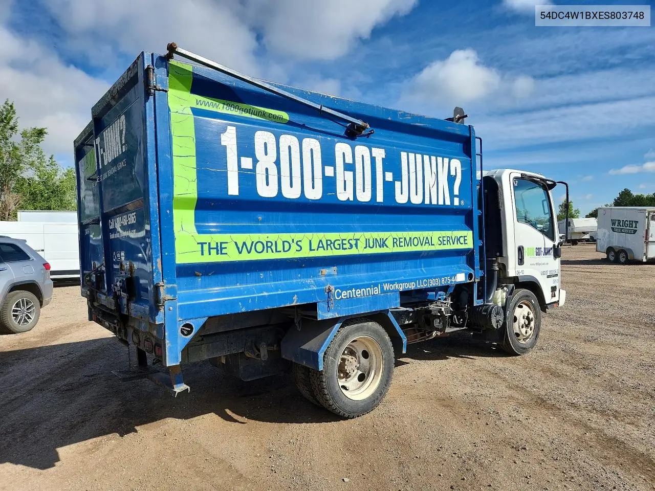 2014 Isuzu Npr Hd Dump Truck VIN: 54DC4W1BXES803748 Lot: 54523936