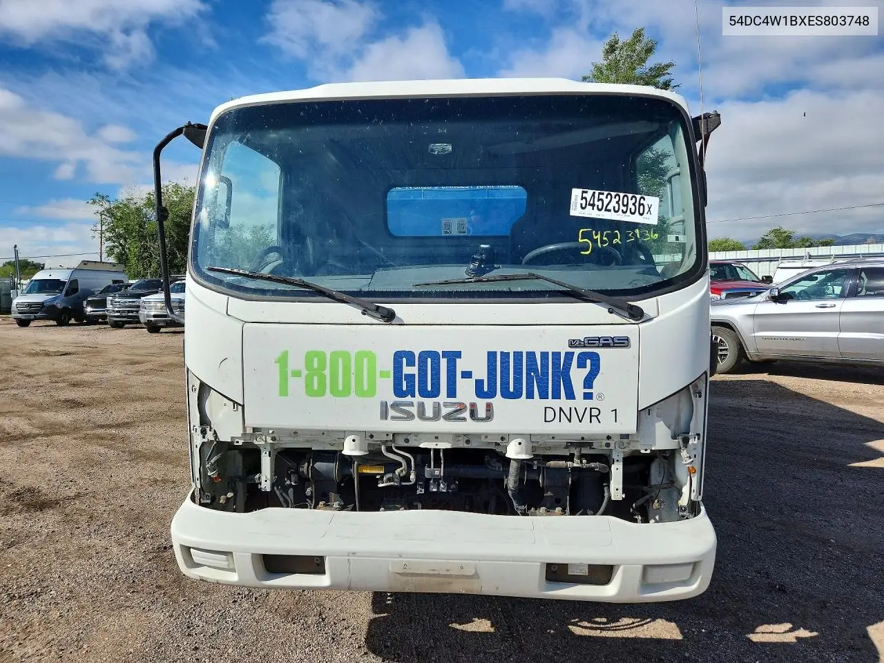 2014 Isuzu Npr Hd Dump Truck VIN: 54DC4W1BXES803748 Lot: 54523936