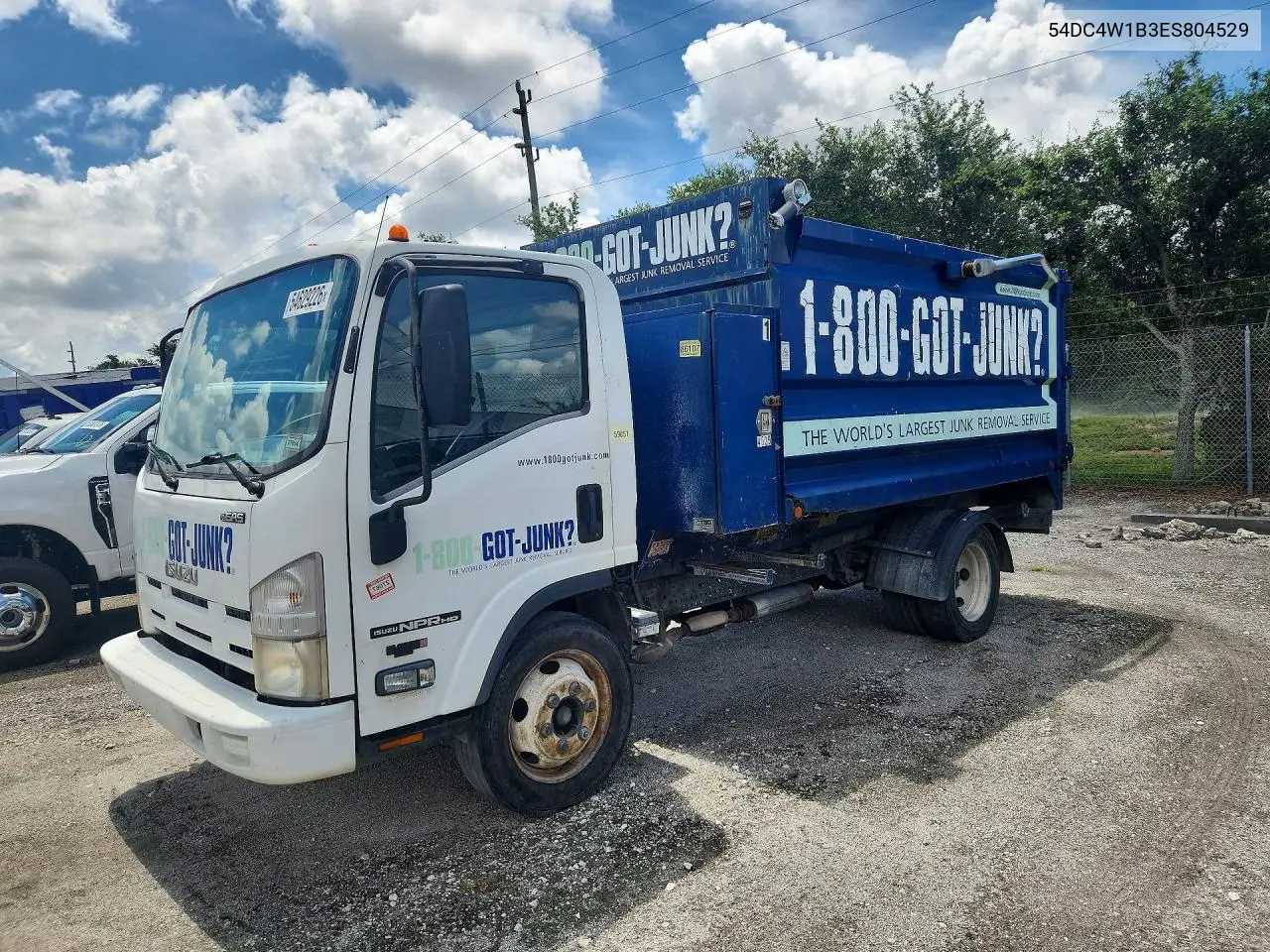 2014 Isuzu Npr Hd Dump Truck VIN: 54DC4W1B3ES804529 Lot: 54629226