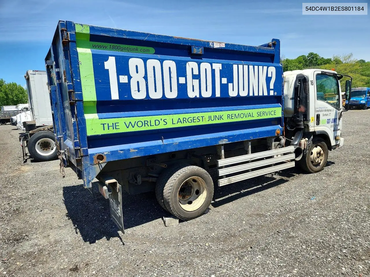 2014 Isuzu Npr Hd Dump Truck VIN: 54DC4W1B2ES801184 Lot: 55435986