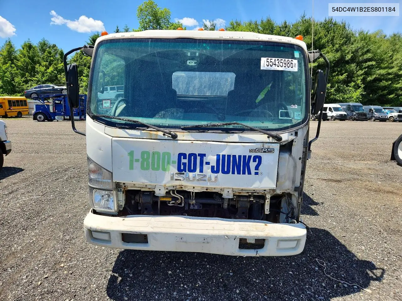 2014 Isuzu Npr Hd Dump Truck VIN: 54DC4W1B2ES801184 Lot: 55435986