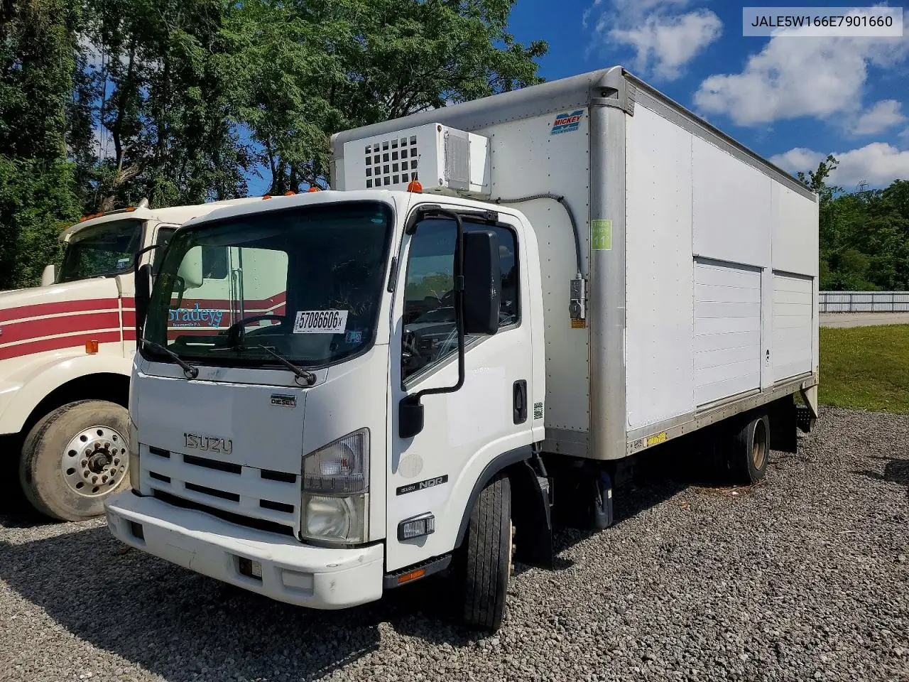 2014 Isuzu Nqr Refrigerated Box Truck VIN: JALE5W166E7901660 Lot: 57086606