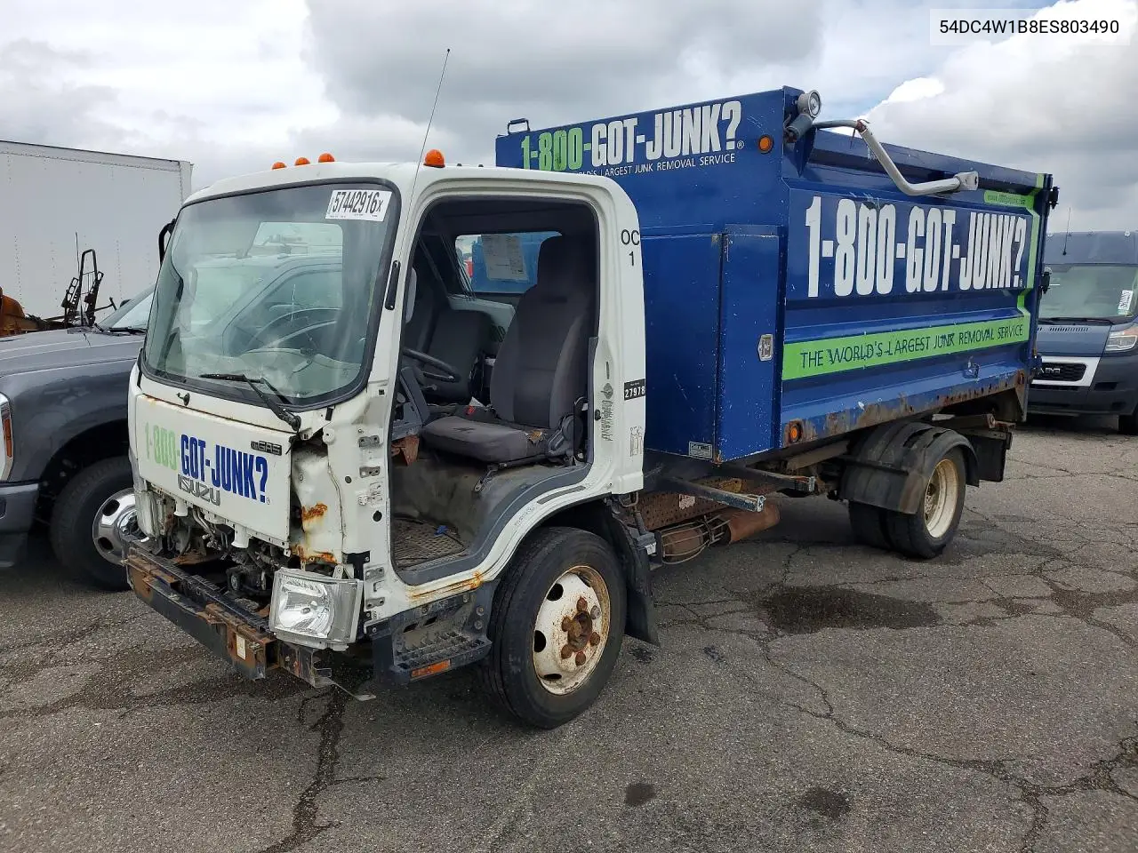 2014 Isuzu Npr Hd VIN: 54DC4W1B8ES803490 Lot: 57442916