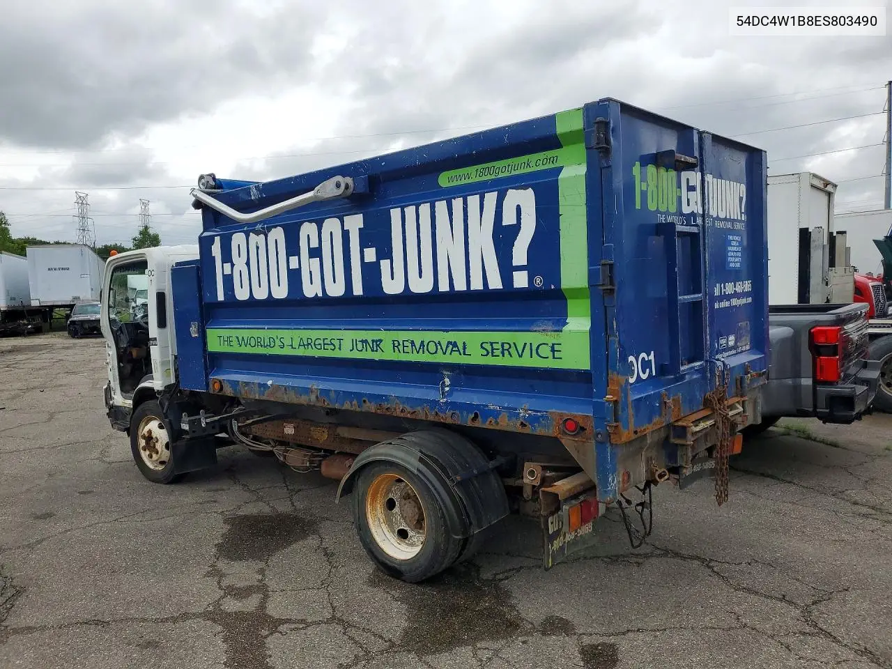 2014 Isuzu Npr Hd VIN: 54DC4W1B8ES803490 Lot: 57442916