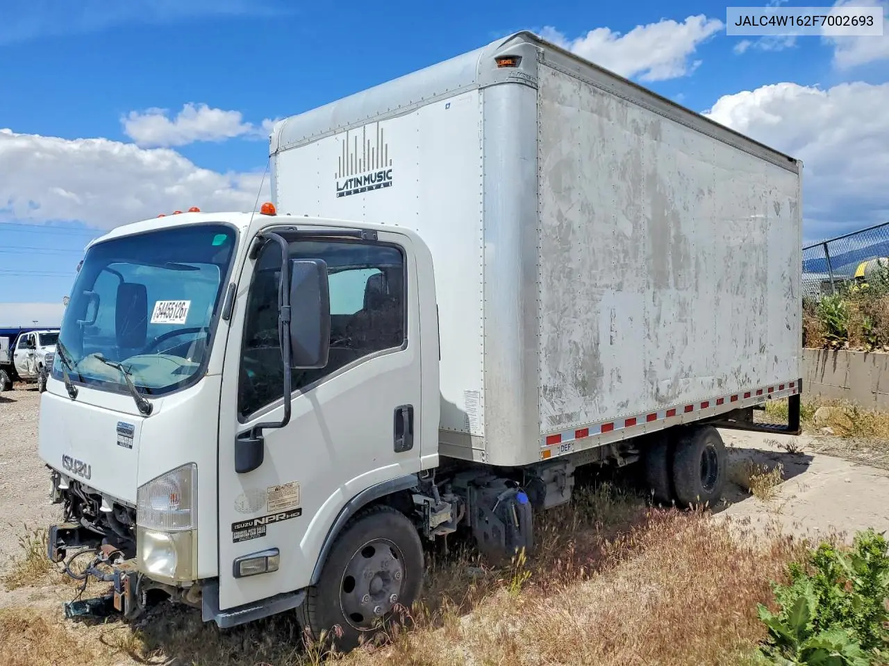 2015 Isuzu Npr Hd Box Truck VIN: JALC4W162F7002693 Lot: 54455126