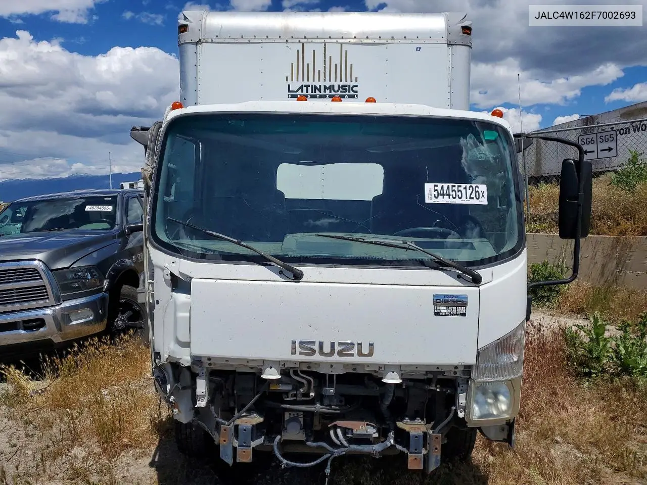2015 Isuzu Npr Hd Box Truck VIN: JALC4W162F7002693 Lot: 54455126