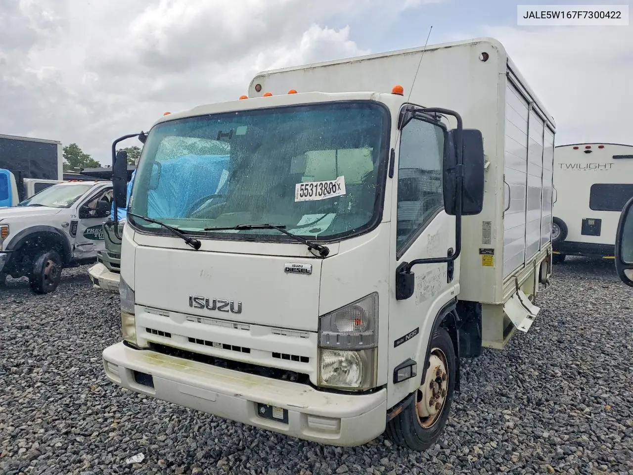 2015 Isuzu Nrr Box Truck VIN: JALE5W167F7300422 Lot: 55313806