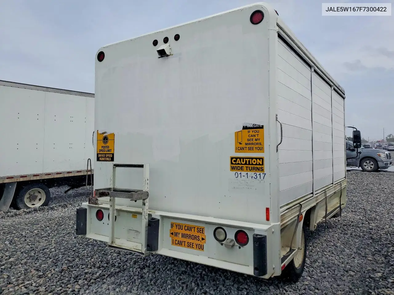 2015 Isuzu Nrr Box Truck VIN: JALE5W167F7300422 Lot: 55313806