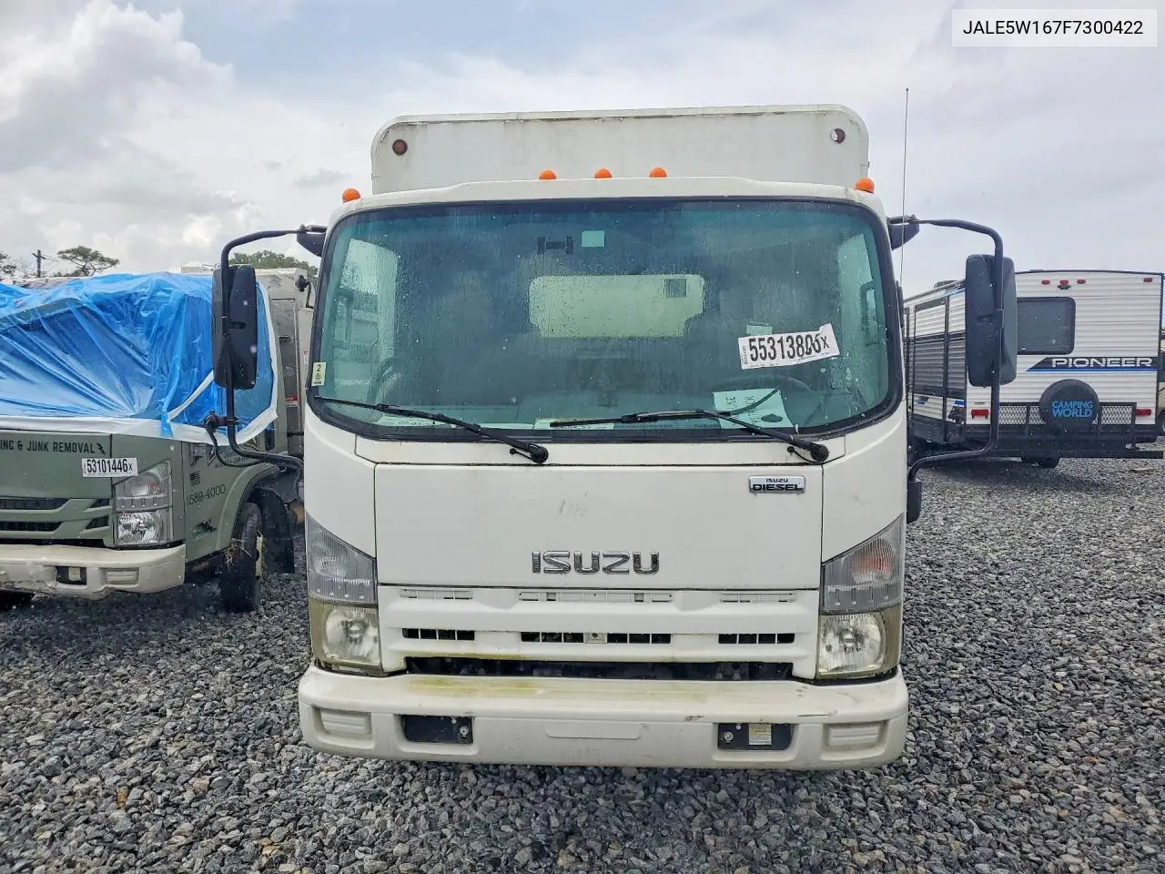 2015 Isuzu Nrr Box Truck VIN: JALE5W167F7300422 Lot: 55313806