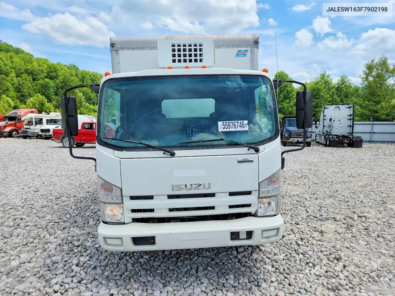 2015 Isuzu Nqr Refrigerated Box Truck VIN: JALE5W163F7902198 Lot: 55976746