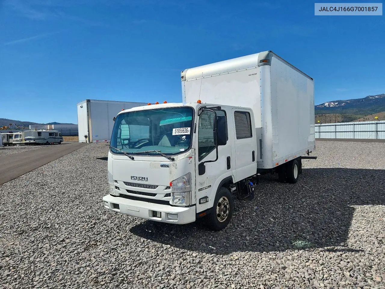 2016 Isuzu Npr Hd Box Truck VIN: JALC4J166G7001857 Lot: 51956636
