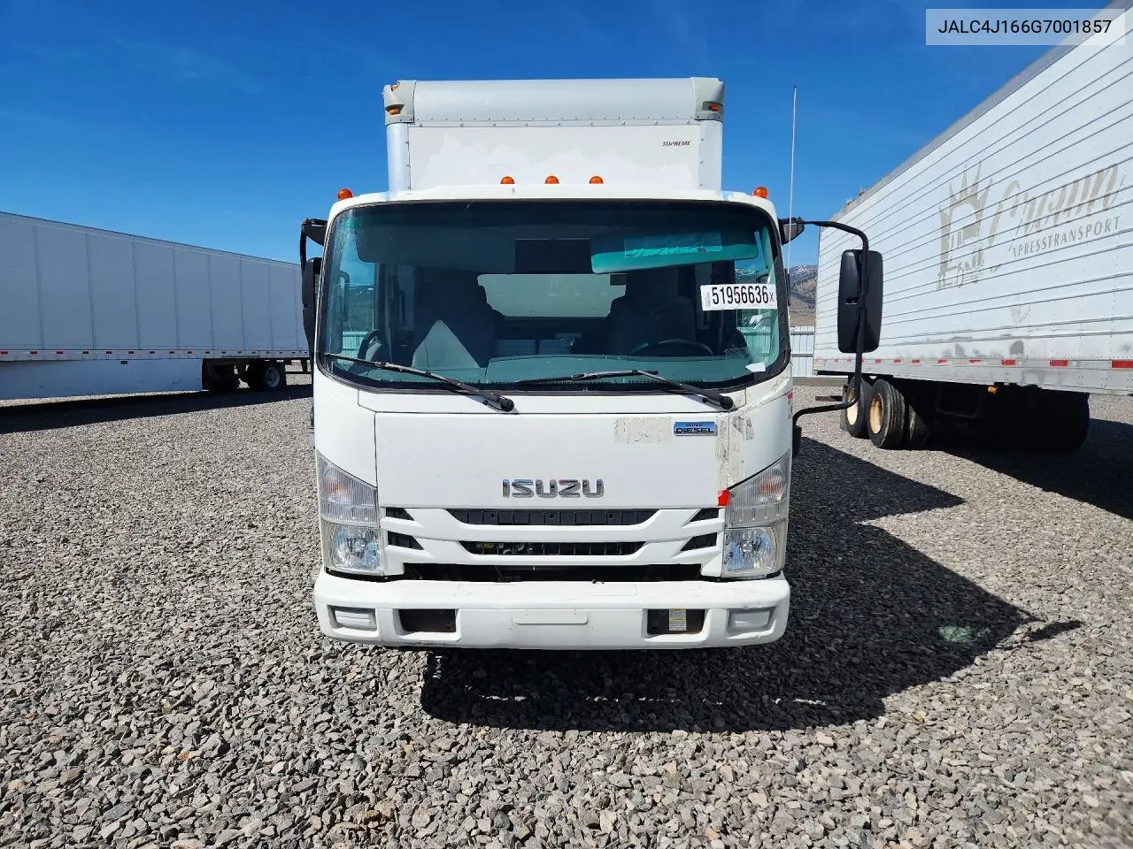 2016 Isuzu Npr Hd Box Truck VIN: JALC4J166G7001857 Lot: 51956636