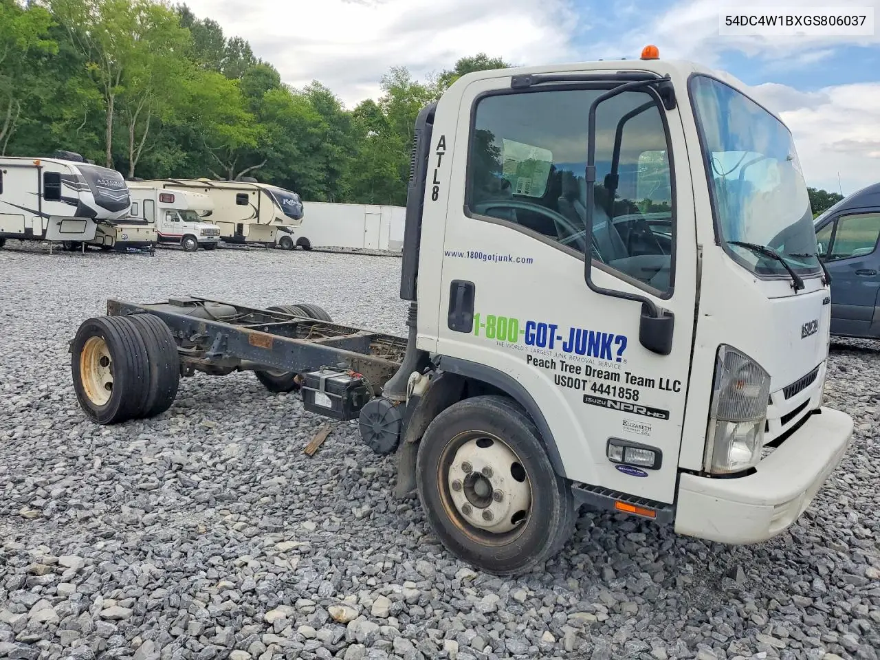 2016 Isuzu Npr Hd VIN: 54DC4W1BXGS806037 Lot: 56431116