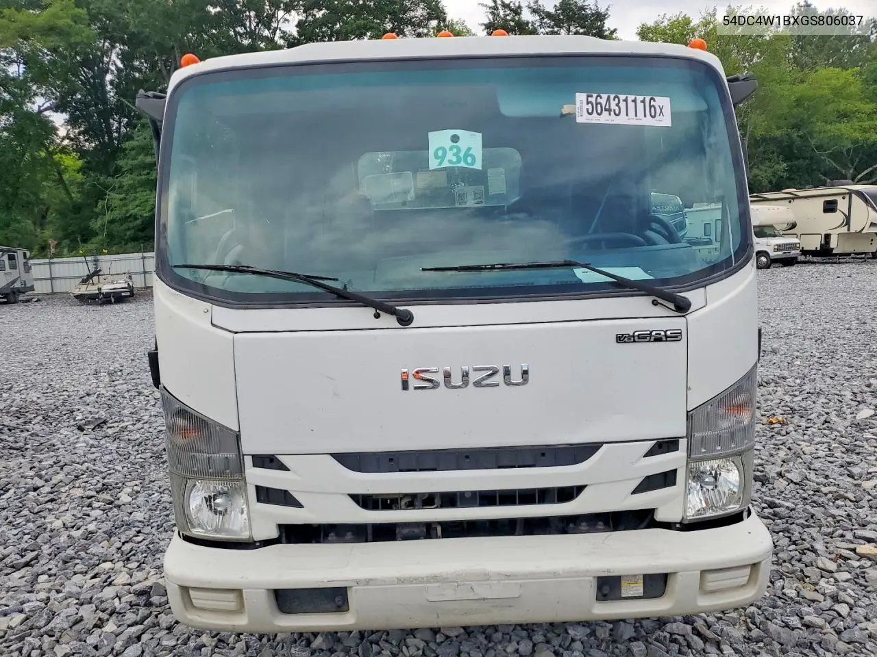 2016 Isuzu Npr Hd VIN: 54DC4W1BXGS806037 Lot: 56431116