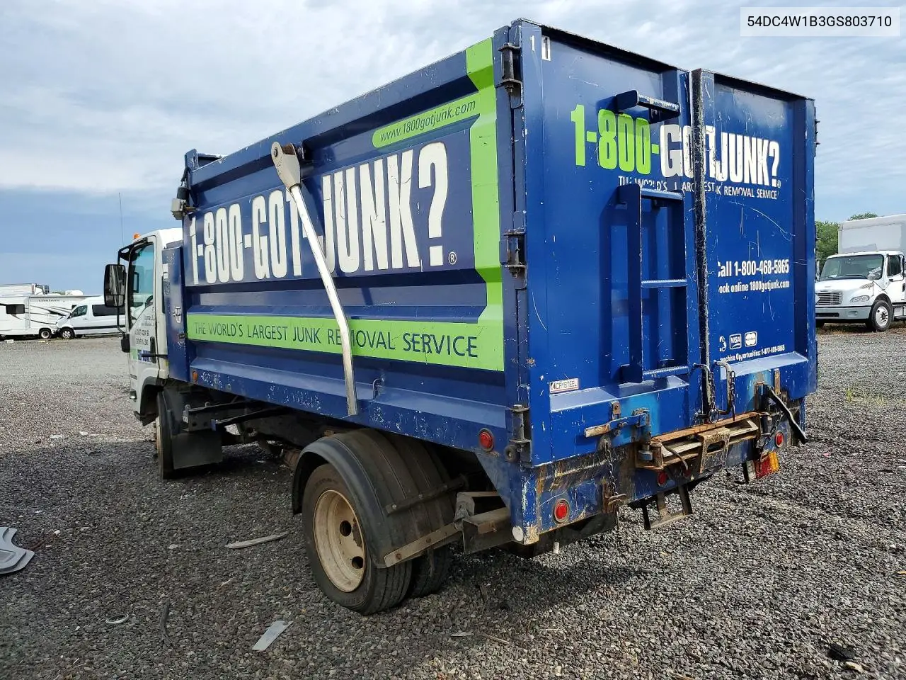 2016 Isuzu Npr Hd Dump Truck VIN: 54DC4W1B3GS803710 Lot: 57323896