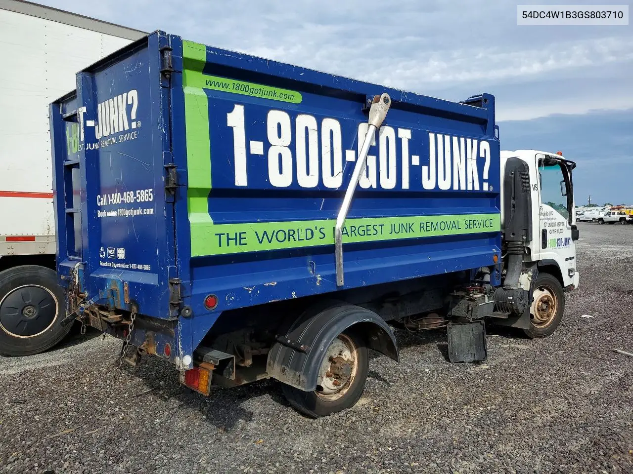 2016 Isuzu Npr Hd Dump Truck VIN: 54DC4W1B3GS803710 Lot: 57323896