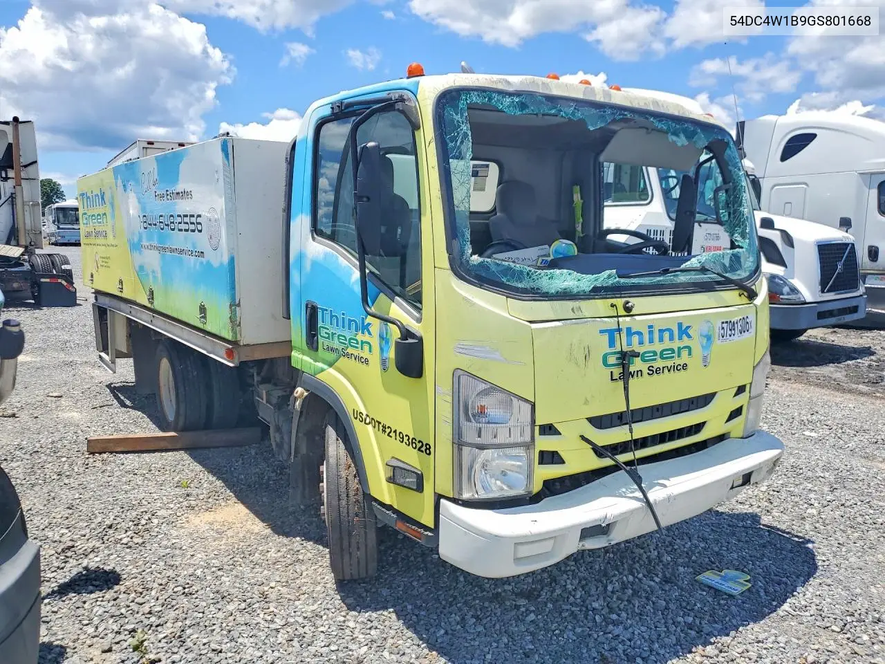 2016 Isuzu Npr Hd VIN: 54DC4W1B9GS801668 Lot: 57991306