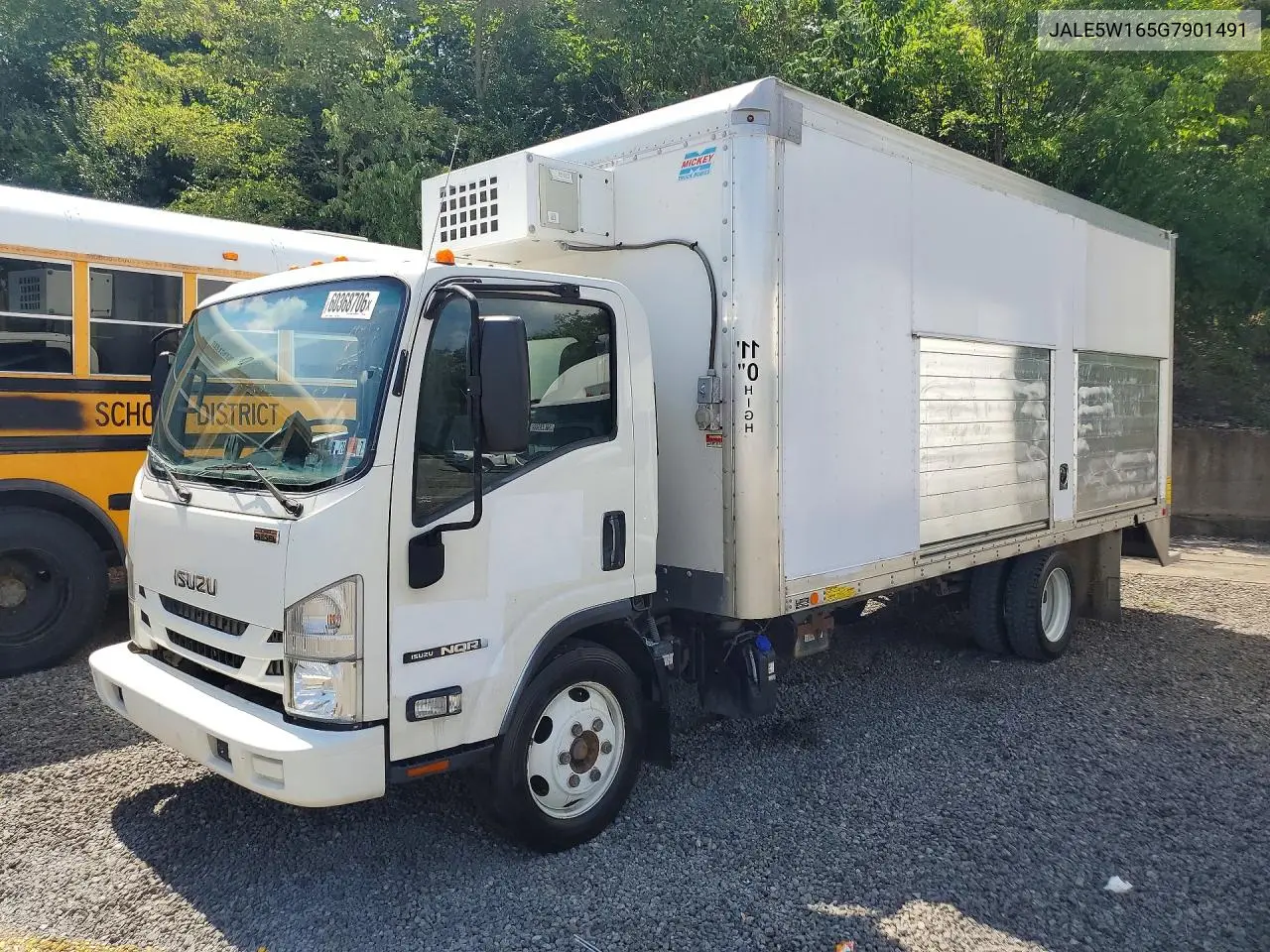 2016 Isuzu Nqr Refrigerated Box Truck VIN: JALE5W165G7901491 Lot: 60368706