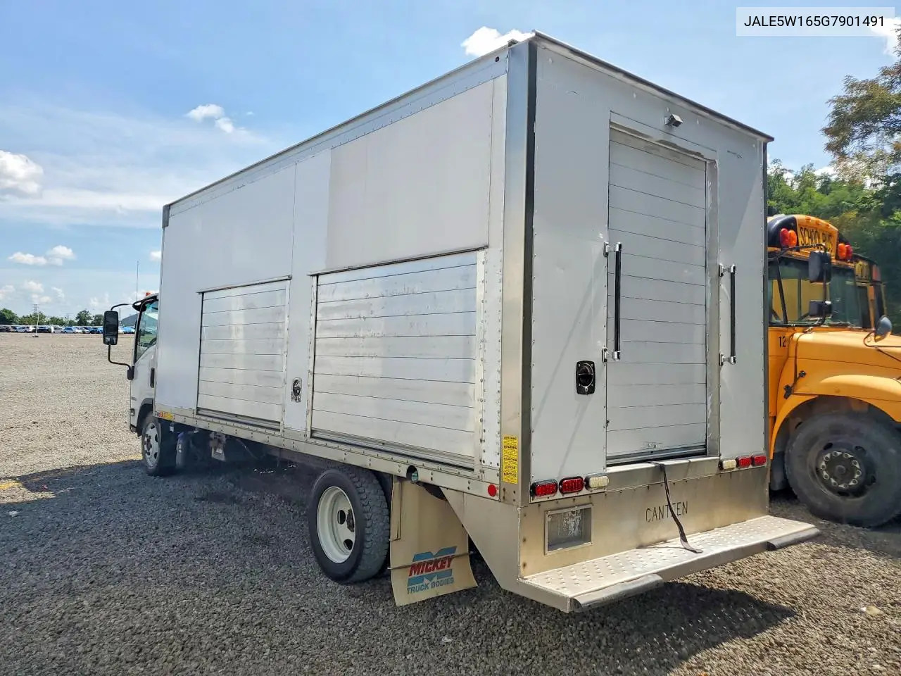 2016 Isuzu Nqr Refrigerated Box Truck VIN: JALE5W165G7901491 Lot: 60368706