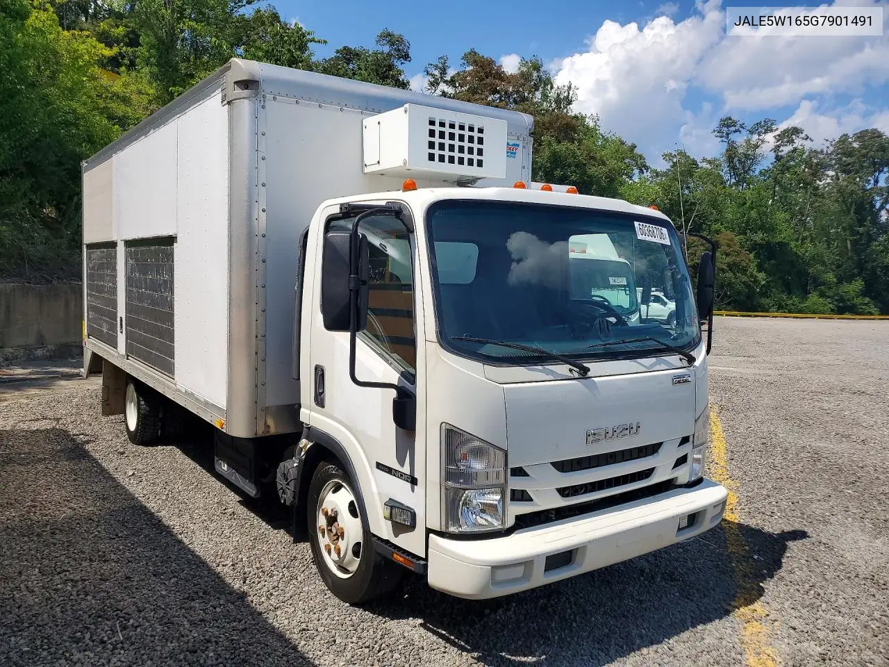2016 Isuzu Nqr Refrigerated Box Truck VIN: JALE5W165G7901491 Lot: 60368706