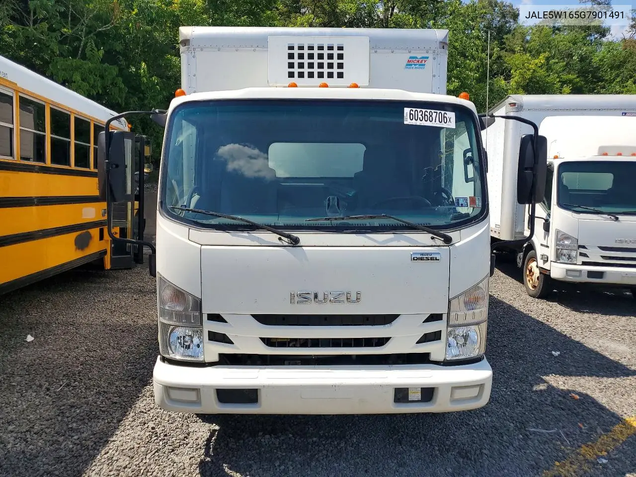 2016 Isuzu Nqr Refrigerated Box Truck VIN: JALE5W165G7901491 Lot: 60368706