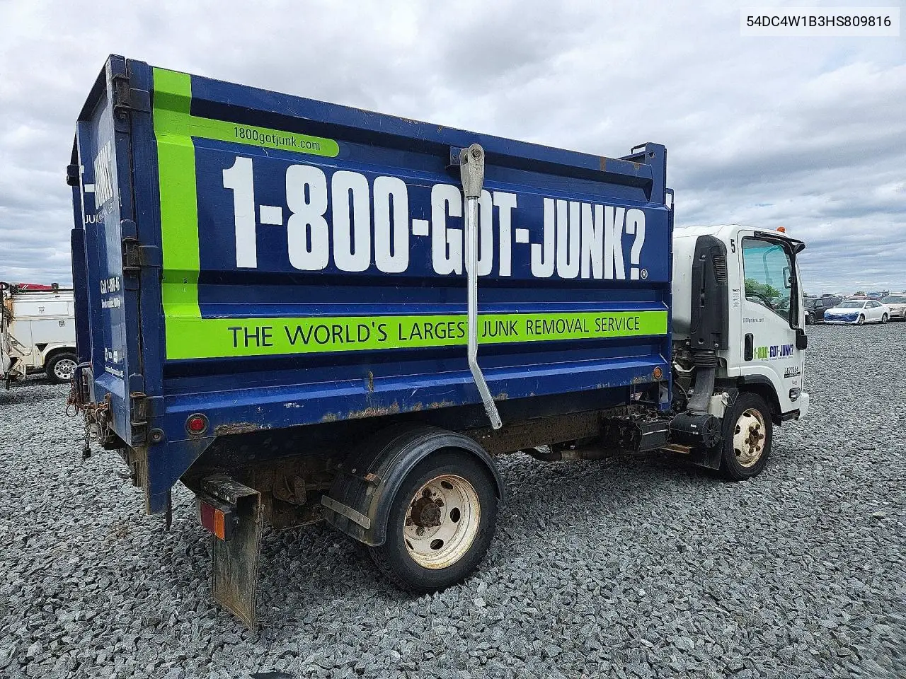 2017 Isuzu Npr Hd Dump Truck VIN: 54DC4W1B3HS809816 Lot: 53843366