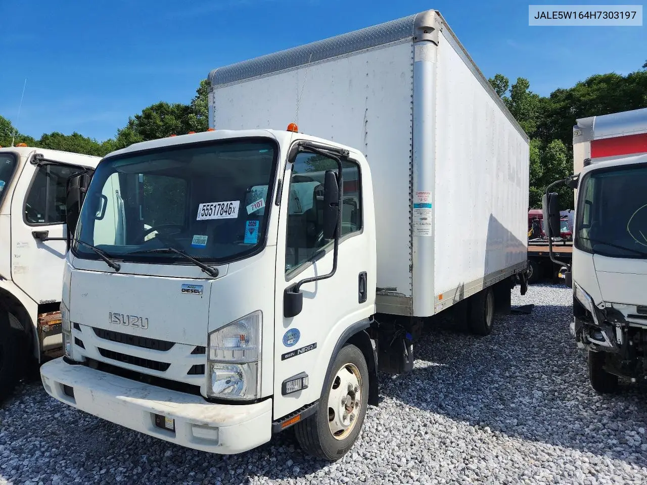 2017 Isuzu Nrr Box Truck VIN: JALE5W164H7303197 Lot: 55517846