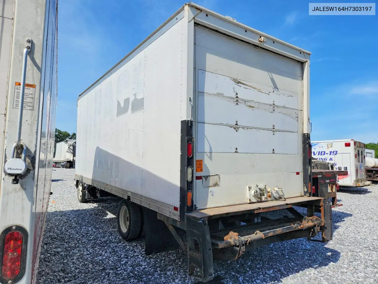 2017 Isuzu Nrr Box Truck VIN: JALE5W164H7303197 Lot: 55517846