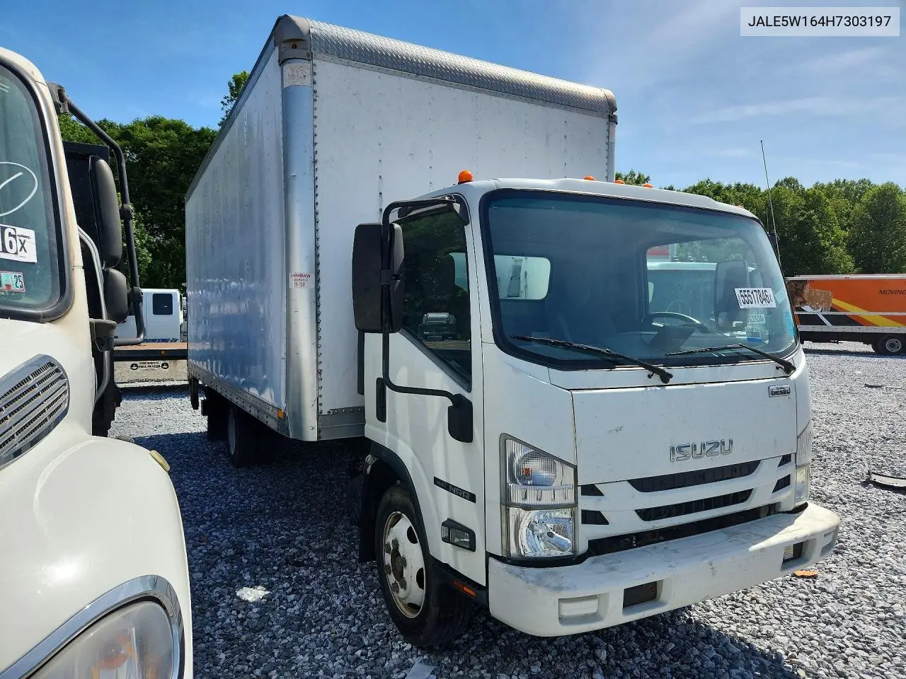 2017 Isuzu Nrr Box Truck VIN: JALE5W164H7303197 Lot: 55517846