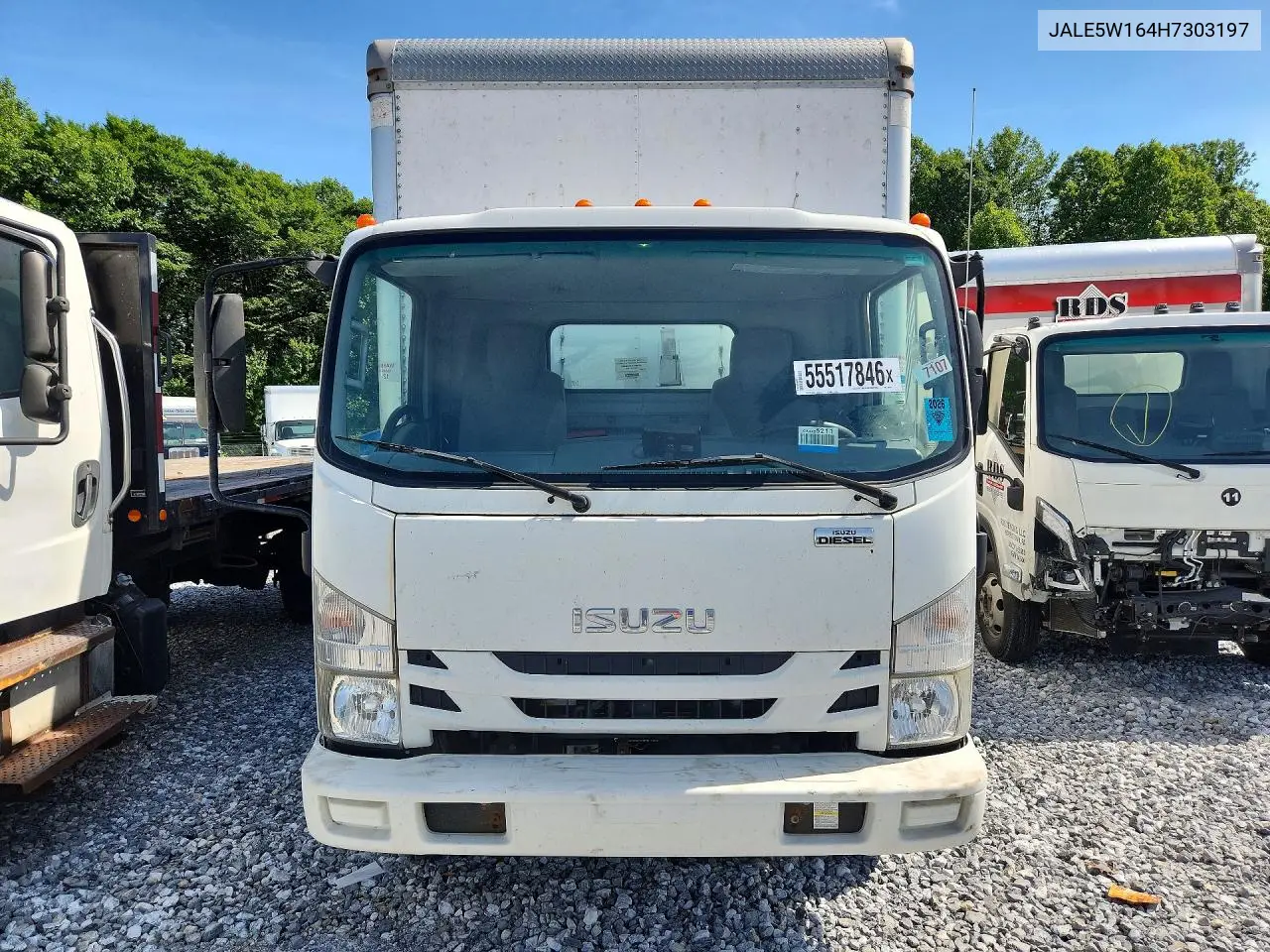 2017 Isuzu Nrr Box Truck VIN: JALE5W164H7303197 Lot: 55517846