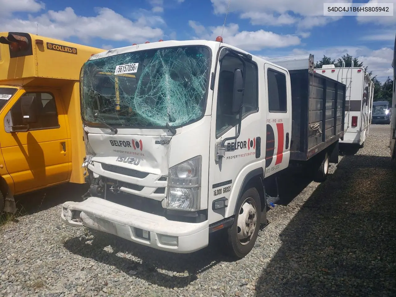 2017 Isuzu Npr Hd VIN: 54DC4J1B6HS805942 Lot: 56157056