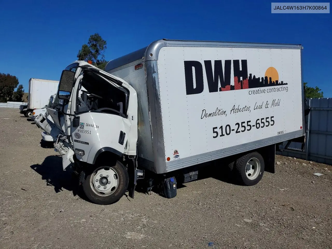 2017 Isuzu Npr Xd Box Truck VIN: JALC4W163H7K00864 Lot: 56981236