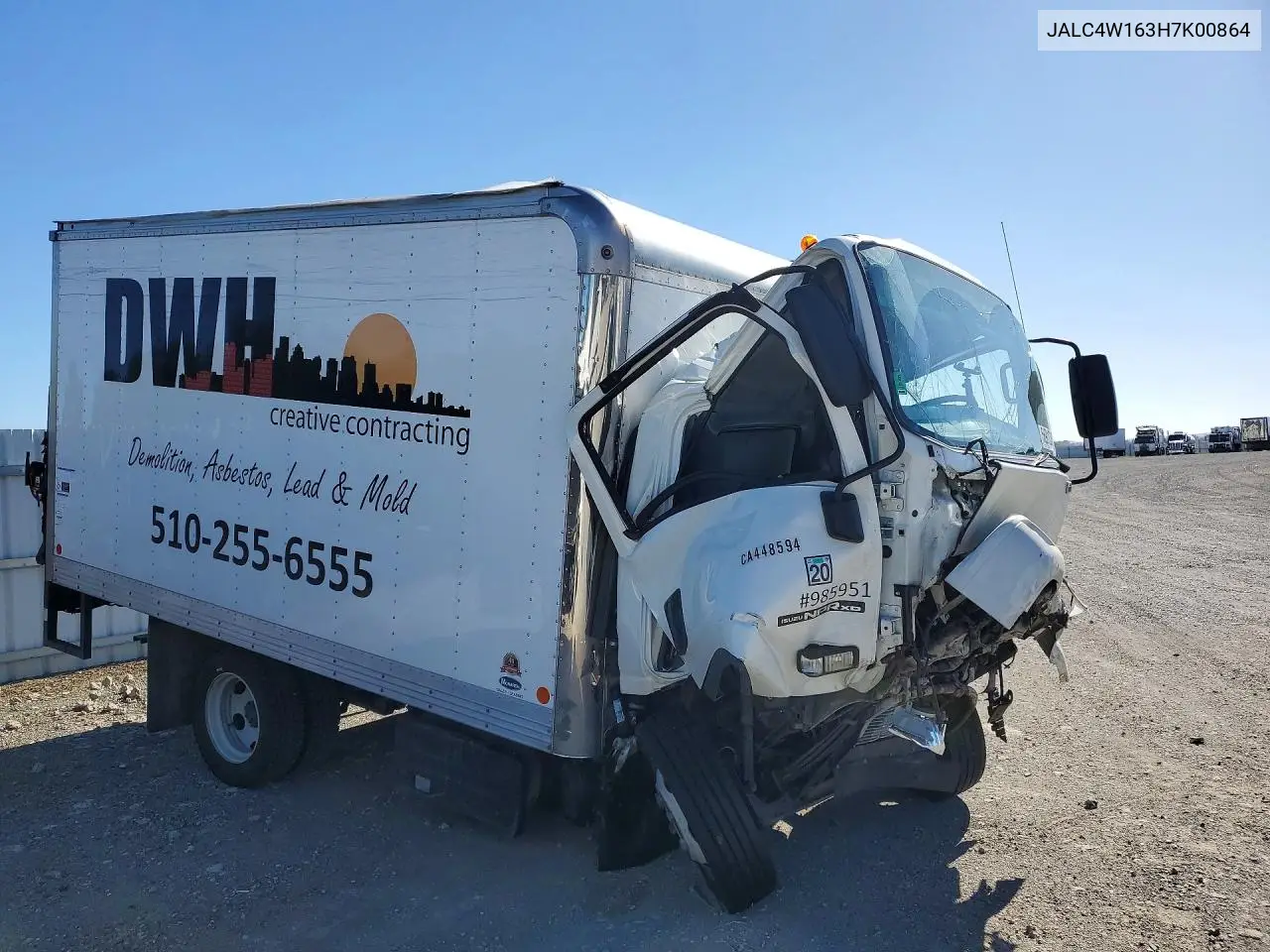 2017 Isuzu Npr Xd Box Truck VIN: JALC4W163H7K00864 Lot: 56981236